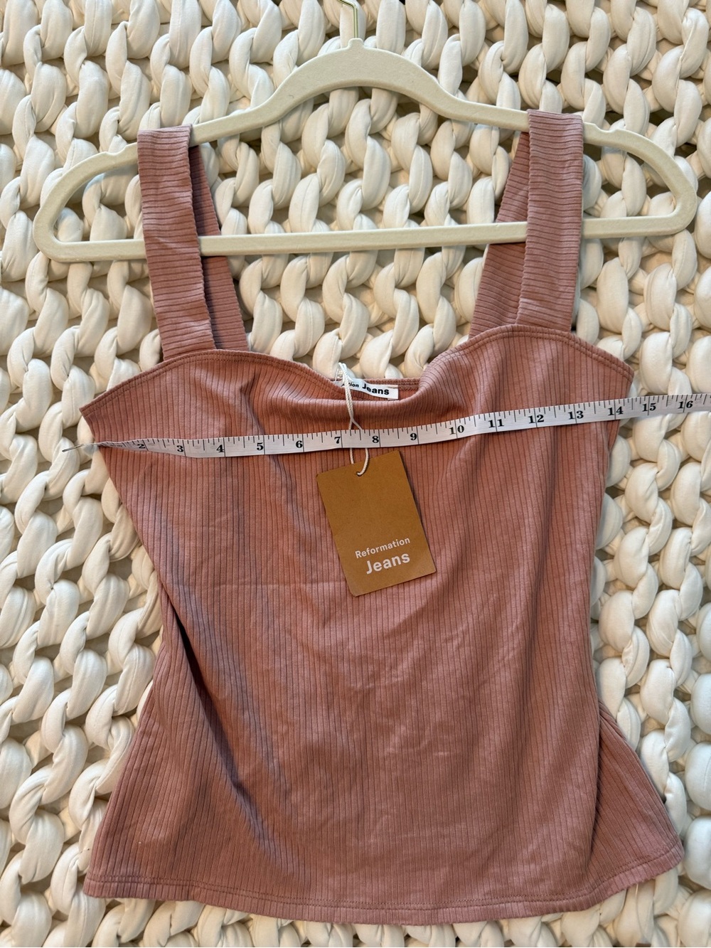 Reformation Ribbed canyon knit Tank - S - Picture 2 of 5